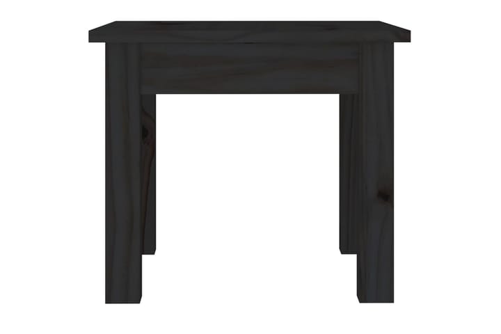 beBasic Sohvapöytä musta 35x35x30 cm täysi mänty - Musta - Lamppupöytä - Tarjotinpöytä & pikkupöytä