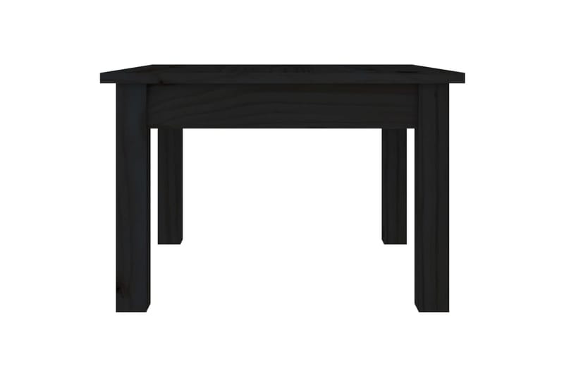 beBasic Sohvapöytä musta 45x45x30 cm täysi mänty - Musta - Huonekalut - Pöytä & ruokailuryhmä - Apupöytä & sivupöytä - Lamppupöytä