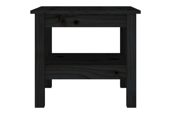 beBasic Sohvapöytä musta 45x45x40 cm täysi mänty - Musta - Lamppupöytä - Tarjotinpöytä & pikkupöytä