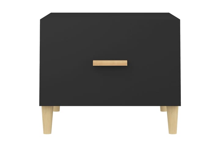 beBasic Sohvapöytä musta 50x50x40 cm tekninen puu - Musta - Lamppupöytä - Tarjotinpöytä & pikkupöytä