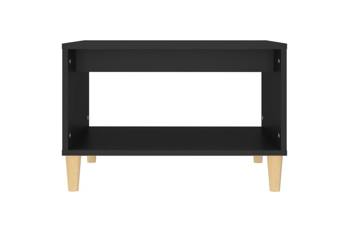 beBasic Sohvapöytä musta 60x40x50 cm tekninen puu - Musta - Lamppupöytä - Tarjotinpöytä & pikkupöytä
