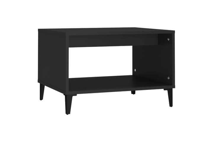 beBasic Sohvapöytä musta 60x50x40 cm tekninen puu - Musta - Lamppupöytä - Tarjotinpöytä & pikkupöytä