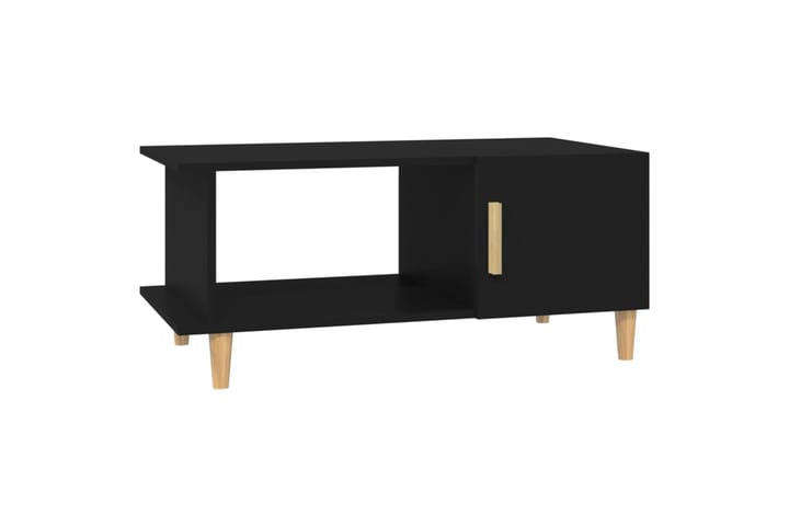beBasic Sohvapöytä musta 90x50x40 cm tekninen puu - Musta - Lamppupöytä - Tarjotinpöytä & pikkupöytä