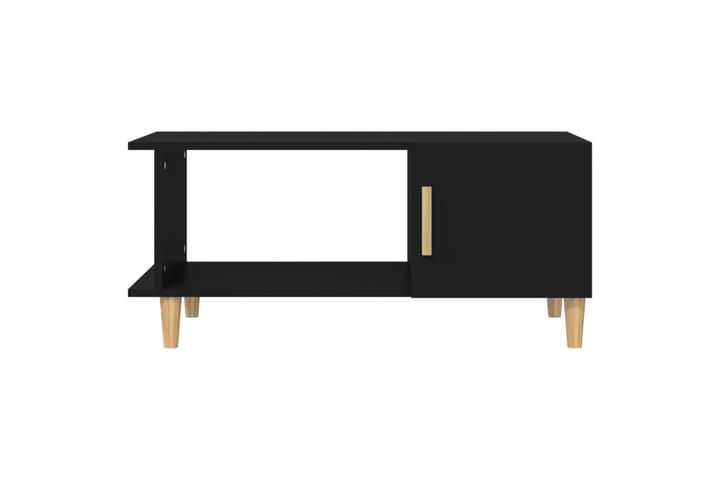 beBasic Sohvapöytä musta 90x50x40 cm tekninen puu - Musta - Lamppupöytä - Tarjotinpöytä & pikkupöytä