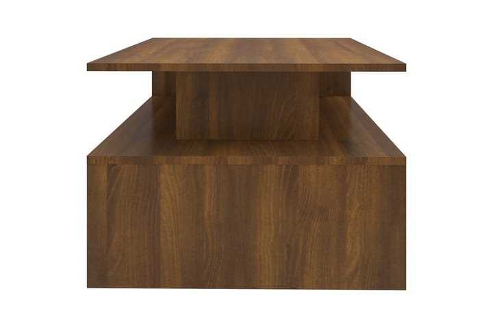beBasic Sohvapöytä ruskea tammi 90x60x42,5 cm tekninen puu - Ruskea - Lamppupöytä - Tarjotinpöytä & pikkupöytä