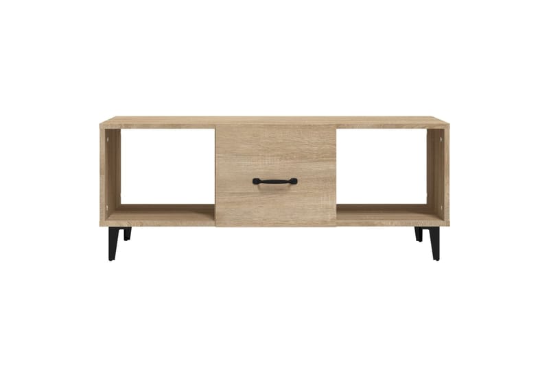 beBasic Sohvapöytä Sonoma-tammi 102x50x40 cm tekninen puu - Ruskea - Huonekalut - Pöytä & ruokailuryhmä - Apupöytä & sivupöytä - Lamppupöytä