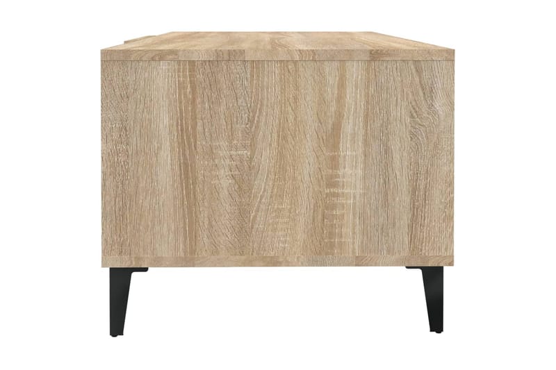 beBasic Sohvapöytä Sonoma-tammi 102x50x40 cm tekninen puu - Ruskea - Huonekalut - Pöytä & ruokailuryhmä - Apupöytä & sivupöytä - Lamppupöytä