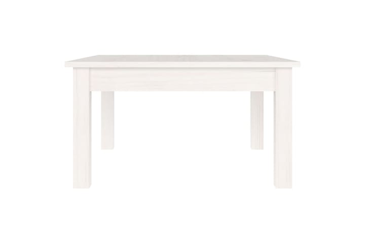 beBasic Sohvapöytä valkoinen 55x55x30 cm täysi mänty - Valkoinen - Lamppupöytä - Tarjotinpöytä & pikkupöytä