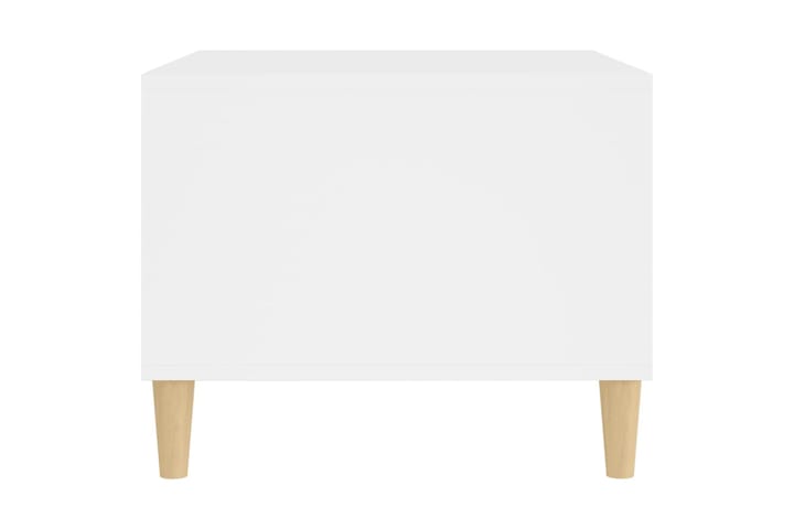 beBasic Sohvapöytä valkoinen 60x40x50 cm tekninen puu - Valkoinen - Lamppupöytä - Tarjotinpöytä & pikkupöytä