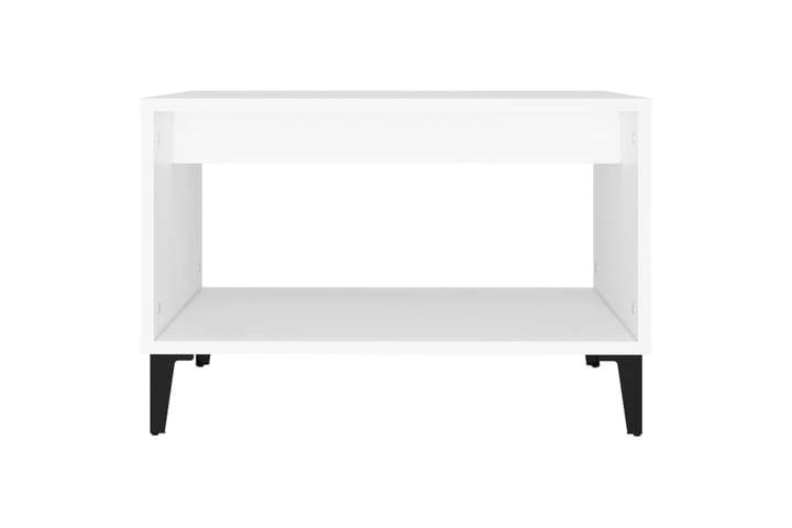 beBasic Sohvapöytä valkoinen 60x50x40 cm tekninen puu - Valkoinen - Lamppupöytä - Tarjotinpöytä & pikkupöytä