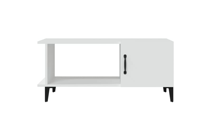 beBasic Sohvapöytä valkoinen 90x50x40 cm tekninen puu - Valkoinen - Huonekalut - Pöytä & ruokailuryhmä - Apupöytä & sivupöytä - Lamppupöytä