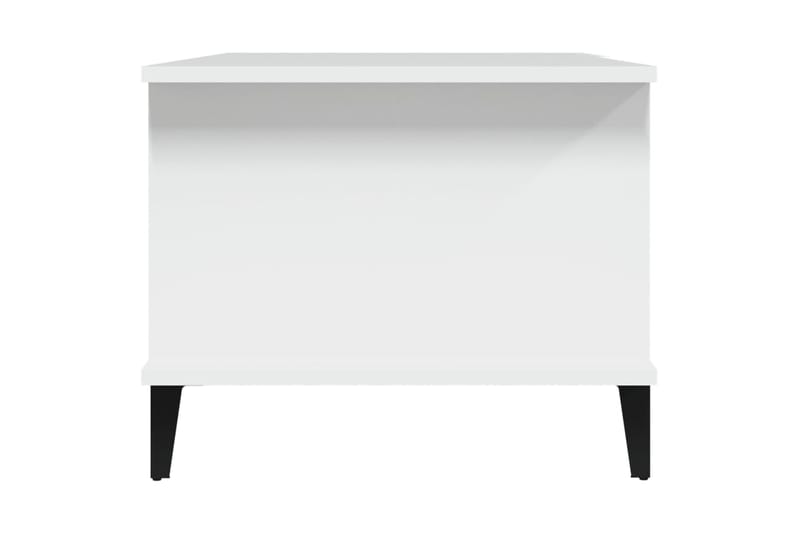 beBasic Sohvapöytä valkoinen 90x50x40 cm tekninen puu - Valkoinen - Huonekalut - Pöytä & ruokailuryhmä - Apupöytä & sivupöytä - Lamppupöytä