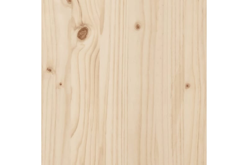 beBasic Yöpöydät 2 kpl 40x35x49 cm täysi mänty - Ruskea - Huonekalut - Pöytä & ruokailuryhmä - Apupöytä & sivupöytä - Yöpöytä