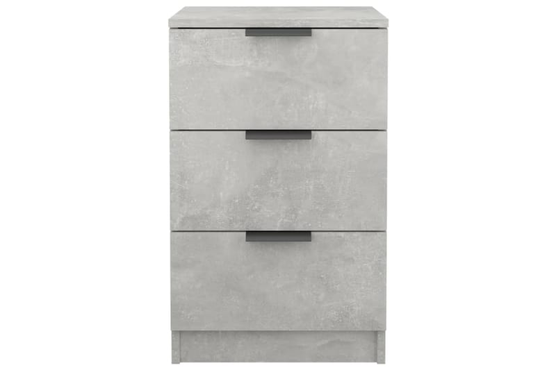 beBasic Yöpöydät 2 kpl betoninharmaa 40x36x65 cm - Harmaa - Huonekalut - Pöytä & ruokailuryhmä - Apupöytä & sivupöytä - Yöpöytä