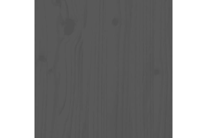 beBasic Yöpöydät 2 kpl harmaa 60x34x51 cm täysi mänty - Harmaa - Yöpöytä