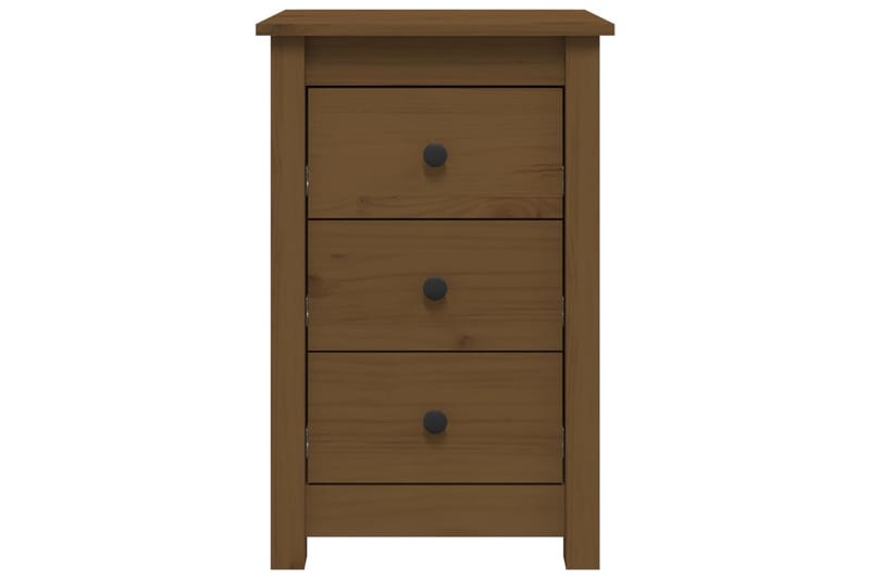 beBasic Yöpöydät 2 kpl hunajanruskea 40x35x61,5 cm täysi mänty - Ruskea - Huonekalut - Pöytä & ruokailuryhmä - Apupöytä & sivupöytä - Yöpöytä