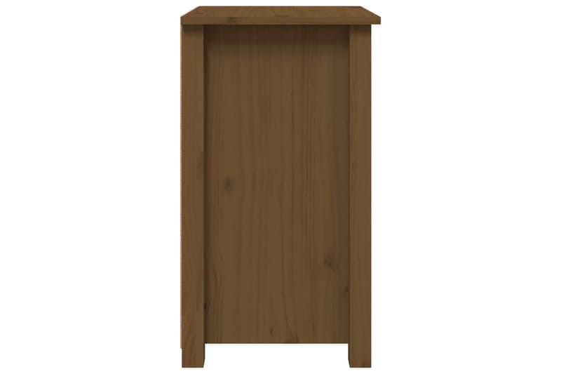 beBasic Yöpöydät 2 kpl hunajanruskea 40x35x61,5 cm täysi mänty - Ruskea - Huonekalut - Pöytä & ruokailuryhmä - Apupöytä & sivupöytä - Yöpöytä