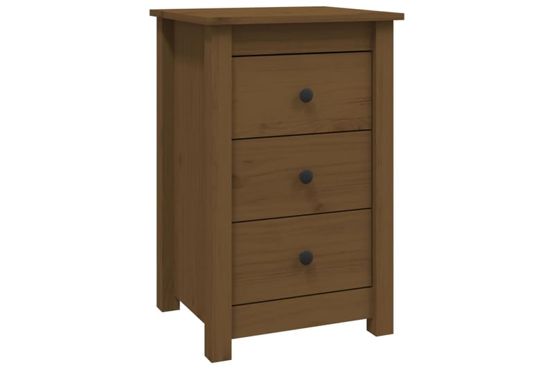 beBasic Yöpöydät 2 kpl hunajanruskea 40x35x61,5 cm täysi mänty - Ruskea - Huonekalut - Pöytä & ruokailuryhmä - Apupöytä & sivupöytä - Yöpöytä