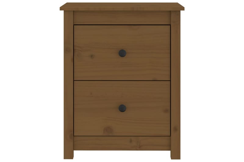 beBasic Yöpöydät 2 kpl hunajanruskea 50x35x61,5 cm täysi mänty - Ruskea - Huonekalut - Pöytä & ruokailuryhmä - Apupöytä & sivupöytä - Yöpöytä