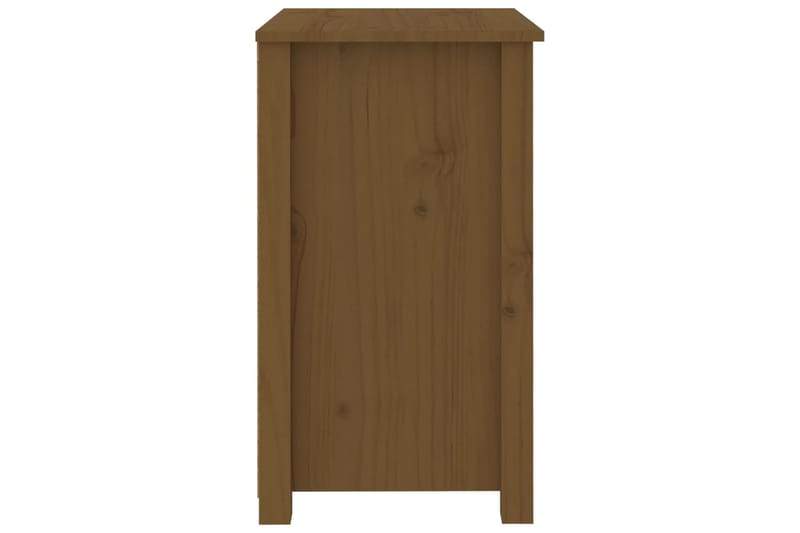 beBasic Yöpöydät 2 kpl hunajanruskea 50x35x61,5 cm täysi mänty - Ruskea - Huonekalut - Pöytä & ruokailuryhmä - Apupöytä & sivupöytä - Yöpöytä