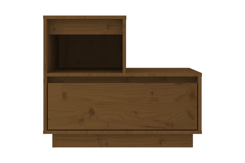 beBasic Yöpöydät 2 kpl hunajanruskea 60x34x51 cm täysi mänty - Ruskea - Huonekalut - Pöytä & ruokailuryhmä - Apupöytä & sivupöytä - Yöpöytä