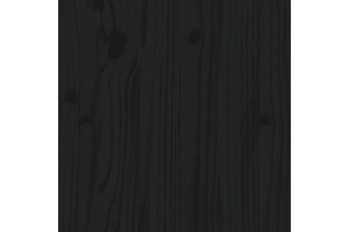 beBasic Yöpöydät 2 kpl musta 50x35x61,5 cm täysi mänty - Musta - Yöpöytä