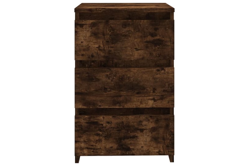 beBasic Yöpöydät 2 kpl savutammi 40x35x62,5 cm tekninen puu - Ruskea - Huonekalut - Pöytä & ruokailuryhmä - Apupöytä & sivupöytä - Yöpöytä