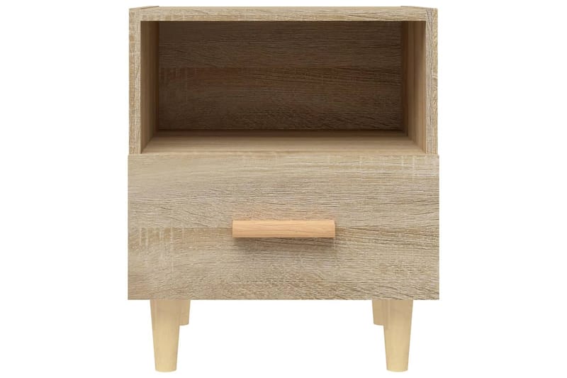 beBasic Yöpöydät 2 kpl Sonoma-tammi 40x35x47 cm - Ruskea - Huonekalut - Pöytä & ruokailuryhmä - Apupöytä & sivupöytä - Yöpöytä