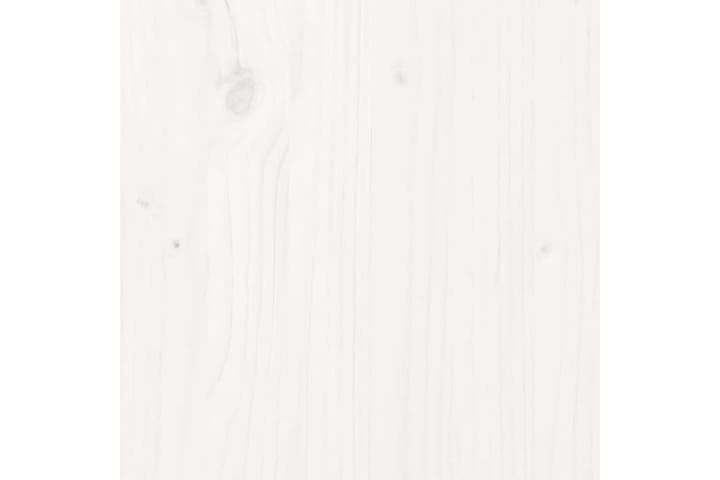 beBasic Yöpöydät 2 kpl valkoinen 40x35x61,5 cm täysi mänty - Valkoinen - Yöpöytä