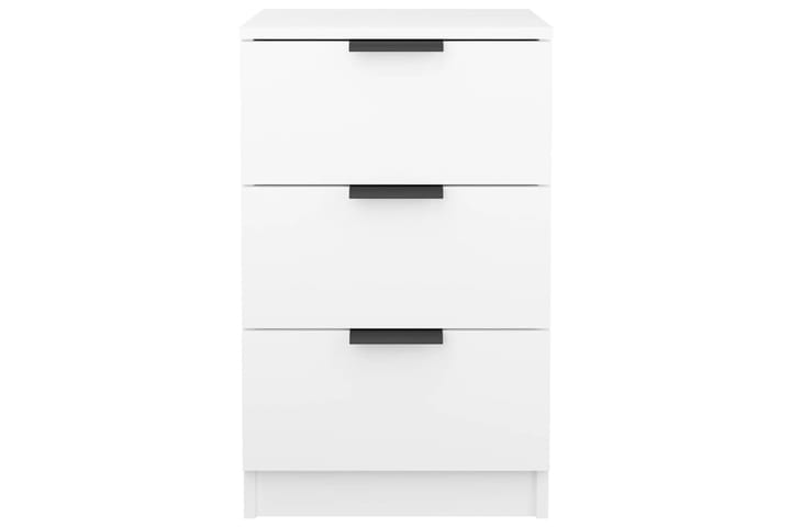 beBasic Yöpöydät 2 kpl valkoinen 40x36x65 cm - Valkoinen - Yöpöytä