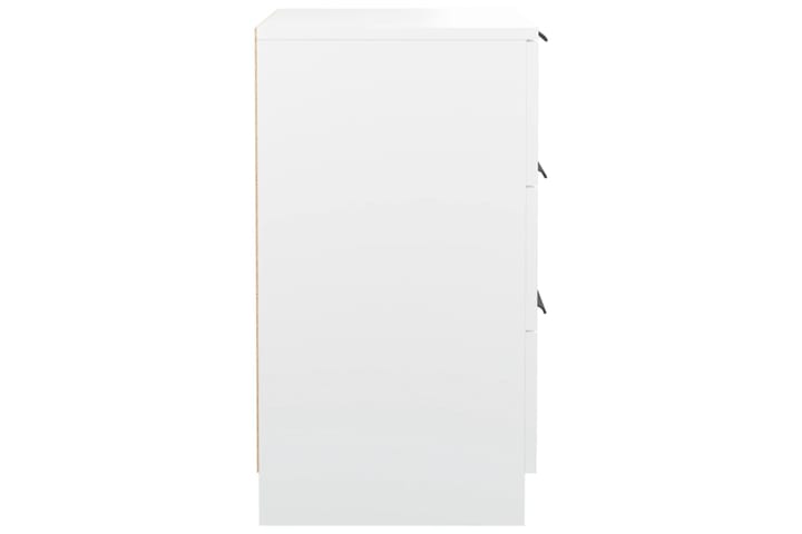 beBasic Yöpöydät 2 kpl valkoinen 40x36x65 cm - Valkoinen - Yöpöytä