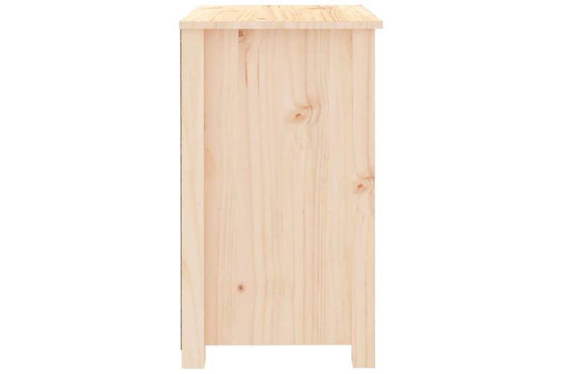 beBasic Yöpöytä 50x35x61,5 cm täysi mänty - Ruskea - Huonekalut - Pöytä & ruokailuryhmä - Apupöytä & sivupöytä - Yöpöytä