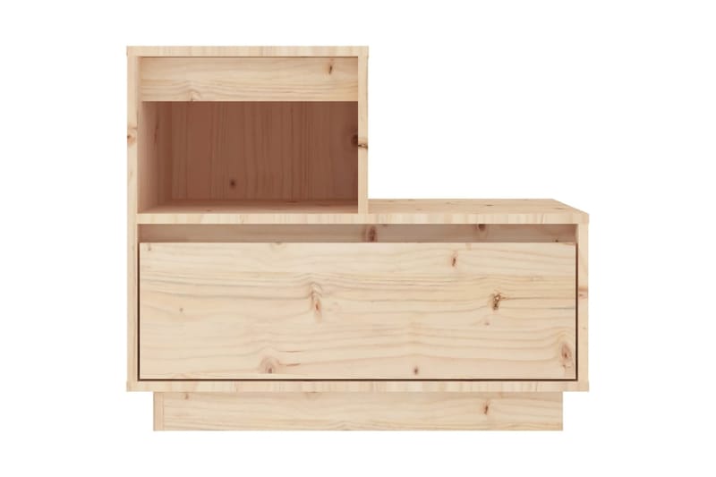 beBasic Yöpöytä 60x34x51 cm täysi mänty - Ruskea - Huonekalut - Pöytä & ruokailuryhmä - Apupöytä & sivupöytä - Yöpöytä