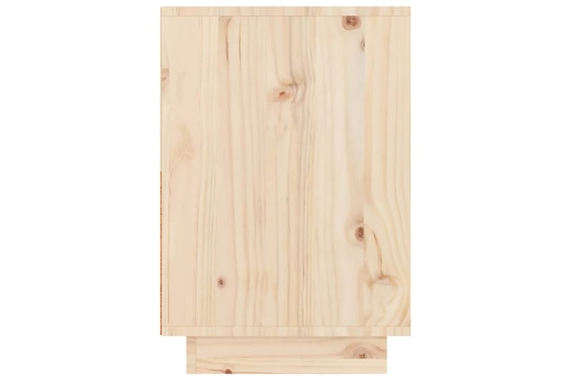 beBasic Yöpöytä 60x34x51 cm täysi mänty - Ruskea - Huonekalut - Pöytä & ruokailuryhmä - Apupöytä & sivupöytä - Yöpöytä