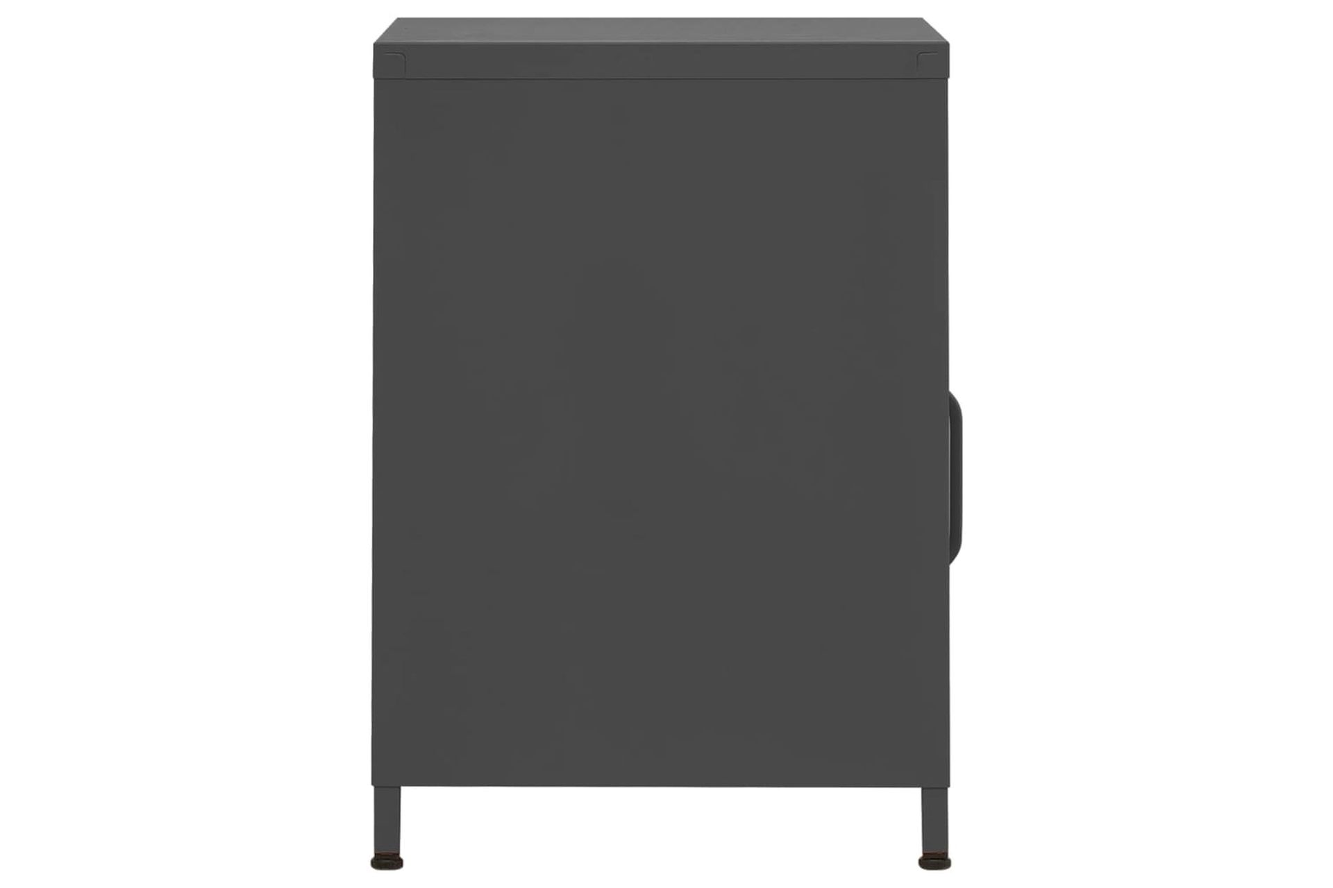 beBasic Yöpöytä antrasiitti 35x35x51 cm teräs - Antrasiitti - Huonekalut - Pöytä & ruokailuryhmä - Apupöytä & sivupöytä - Yöpöytä