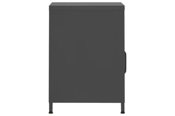 beBasic Yöpöytä antrasiitti 35x35x51 cm teräs - Antrasiitti - Huonekalut - Pöytä & ruokailuryhmä - Apupöytä & sivupöytä - Yöpöytä