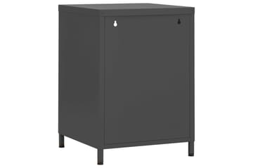 beBasic Yöpöytä antrasiitti 35x35x51 cm teräs - Antrasiitti - Huonekalut - Pöytä & ruokailuryhmä - Apupöytä & sivupöytä - Yöpöytä