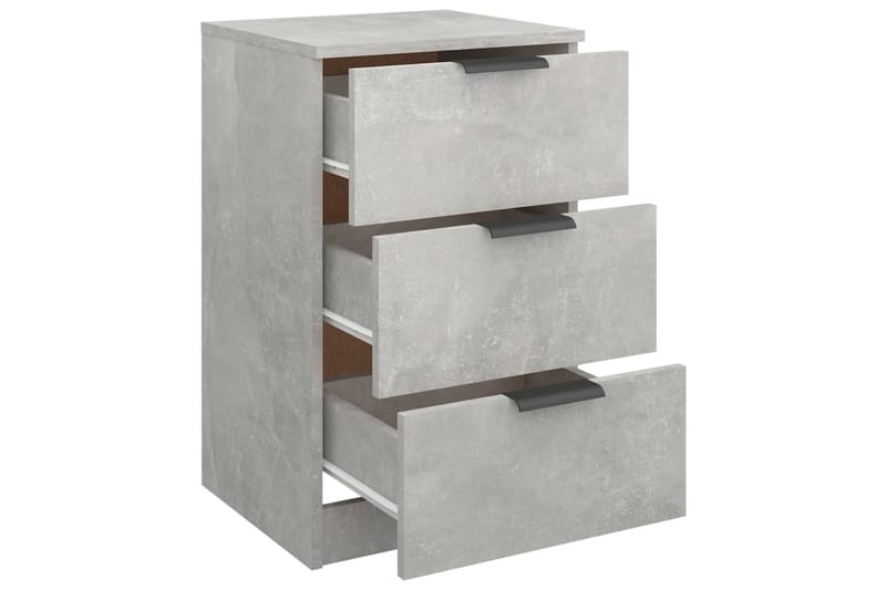 beBasic Yöpöytä betoninharmaa 40x36x65 cm - Harmaa - Huonekalut - Pöytä & ruokailuryhmä - Apupöytä & sivupöytä - Yöpöytä