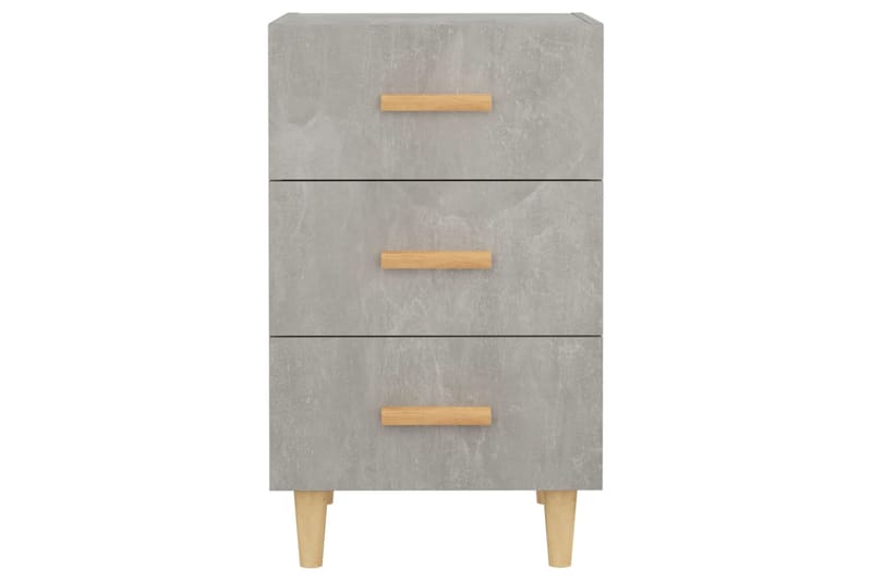 beBasic Yöpöytä betoninharmaa 40x40x66 cm tekninen puu - Harmaa - Huonekalut - Pöytä & ruokailuryhmä - Apupöytä & sivupöytä - Yöpöytä
