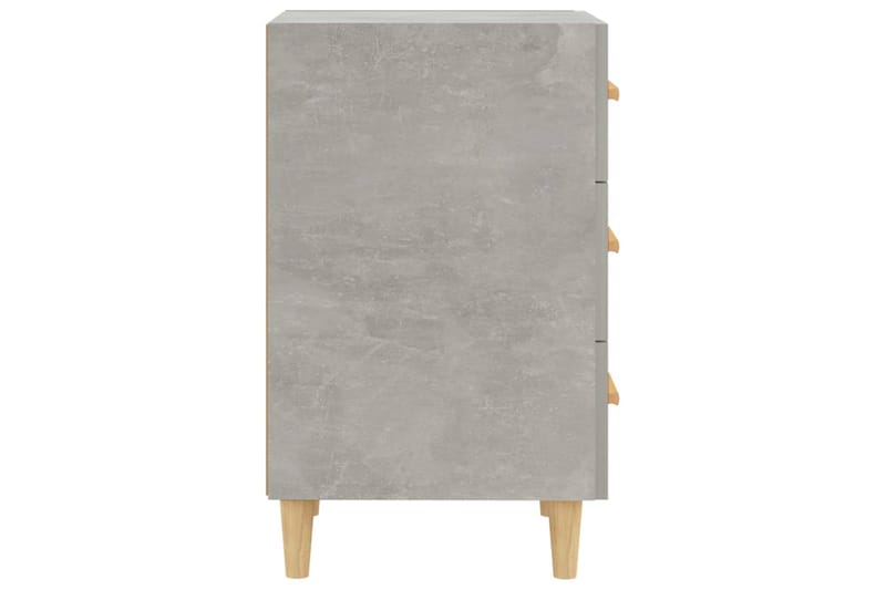 beBasic Yöpöytä betoninharmaa 40x40x66 cm tekninen puu - Harmaa - Huonekalut - Pöytä & ruokailuryhmä - Apupöytä & sivupöytä - Yöpöytä