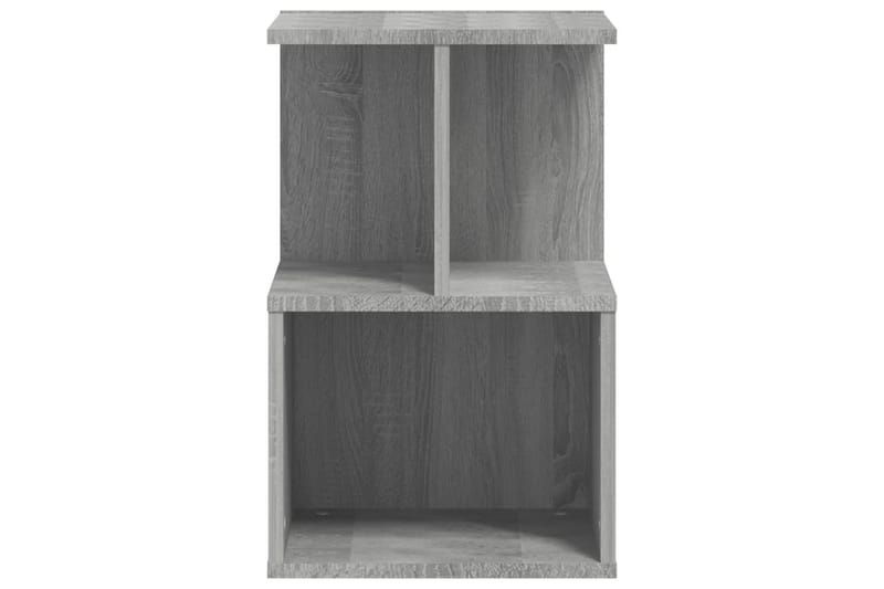beBasic Yöpöytä harmaa Sonoma 35x35x55 cm tekninen puu - Harmaa - Huonekalut - Pöytä & ruokailuryhmä - Apupöytä & sivupöytä - Yöpöytä