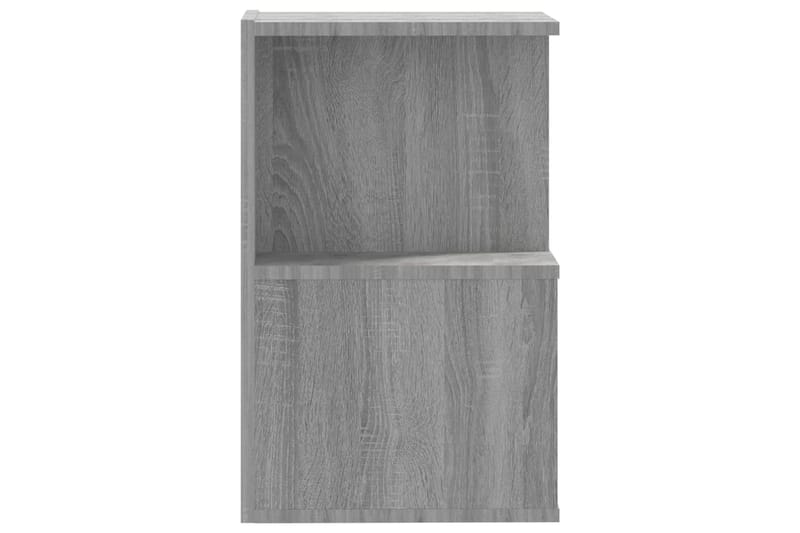 beBasic Yöpöytä harmaa Sonoma 35x35x55 cm tekninen puu - Harmaa - Huonekalut - Pöytä & ruokailuryhmä - Apupöytä & sivupöytä - Yöpöytä