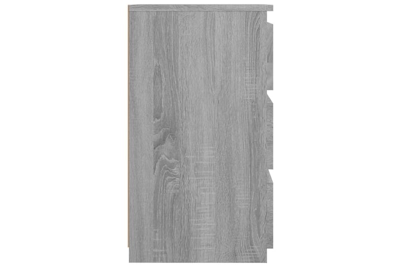 beBasic Yöpöytä harmaa Sonoma 40x35x62,5 cm tekninen puu - Harmaa - Huonekalut - Pöytä & ruokailuryhmä - Apupöytä & sivupöytä - Yöpöytä