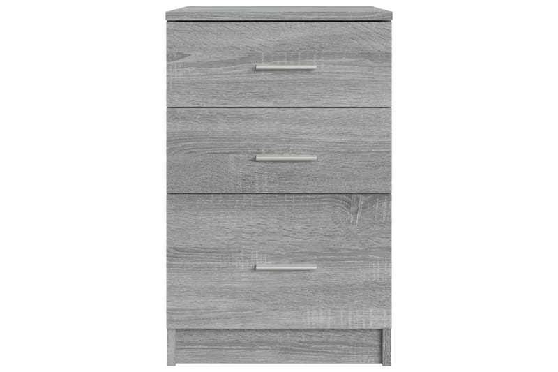 beBasic Yöpöytä harmaa Sonoma 40x40x63 cm tekninen puu - Harmaa - Huonekalut - Pöytä & ruokailuryhmä - Apupöytä & sivupöytä - Yöpöytä