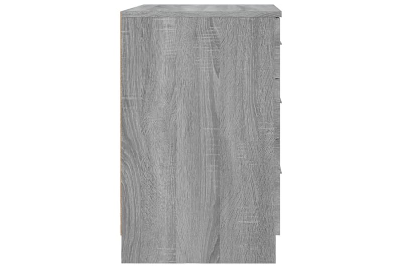beBasic Yöpöytä harmaa Sonoma 40x40x63 cm tekninen puu - Harmaa - Huonekalut - Pöytä & ruokailuryhmä - Apupöytä & sivupöytä - Yöpöytä