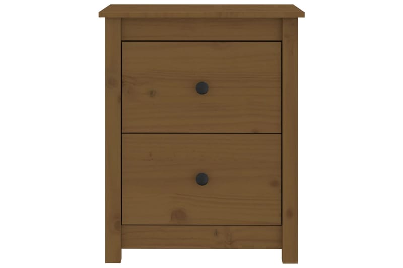beBasic Yöpöytä hunajanruskea 50x35x61,5 cm täysi mänty - Ruskea - Huonekalut - Pöytä & ruokailuryhmä - Apupöytä & sivupöytä - Yöpöytä