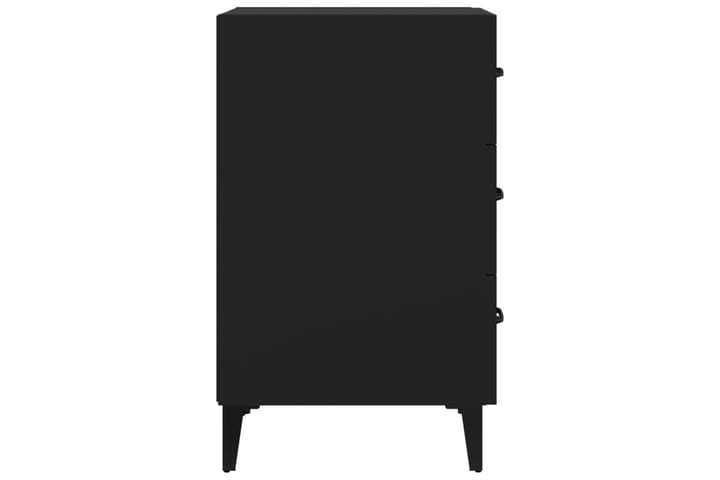 beBasic Yöpöytä musta 40x40x66 cm tekninen puu - Musta - Yöpöytä