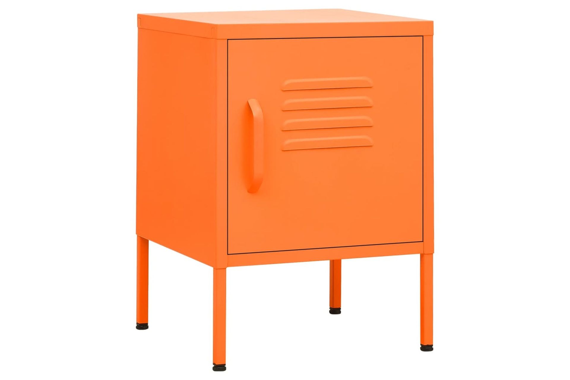 beBasic Yöpöytä oranssi 35x35x51 cm teräs - Oranssi - Huonekalut - Pöytä & ruokailuryhmä - Apupöytä & sivupöytä - Yöpöytä