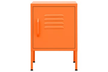 beBasic Yöpöytä oranssi 35x35x51 cm teräs - Oranssi - Huonekalut - Pöytä & ruokailuryhmä - Apupöytä & sivupöytä - Yöpöytä