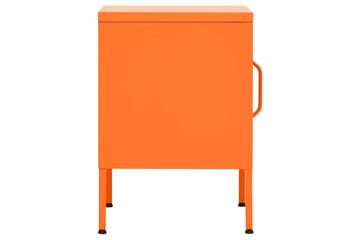 beBasic Yöpöytä oranssi 35x35x51 cm teräs - Oranssi - Huonekalut - Pöytä & ruokailuryhmä - Apupöytä & sivupöytä - Yöpöytä